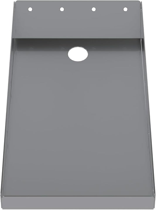 AmGood Stainless Steel Printer Shelf 10 in x 6-1/2 in. x 2 in. | 18-Gauge 430 Stainless Steel, Mounting Screws Included