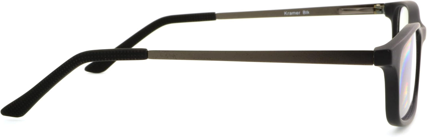 Foster Grant mens Kramer E.readers™ Reading Glasses Rectangular Blue Light Filtering Glasses