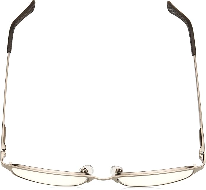 Foster Grant Men's Samson Rectangular Reading Glasses, Satin Dark Gunmetal/Transparent, 52 mm + 2.75