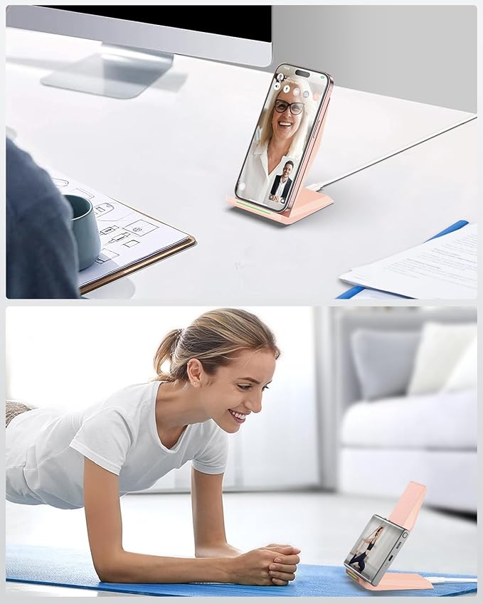 NANAMI Wireless Charger 2 Pack - Fast Wireless Charging Stand for iPhone 17/17 Air/16/16 Plus/16 Pro Max/16 Pro/15/14/13/12, Phone Charger Compatible Samsung Galaxy S26/S25/S24/S23/S22/S21,Pixel 6/5