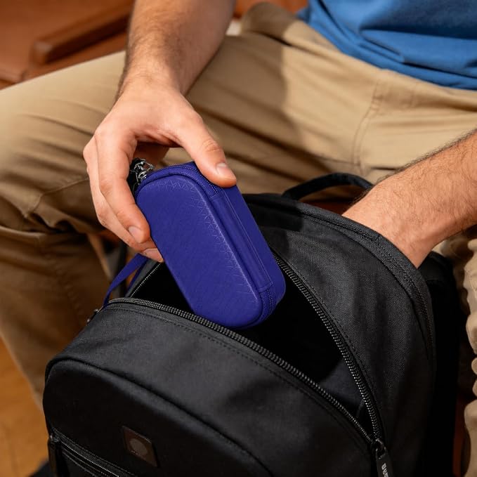 Case for SanDisk Extreme Pro/for SanDisk Portable SSD 1TB 2TB 4TB 500GB External Solid State Drive, for Samsung T7/T9, for Crucial X9/X10 Pro & SD Card Accessories (Blue)