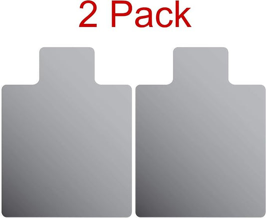 Marvelux Heavy Duty Polycarbonate Office Chair Mat for Hardwood Floors 36" x 48" | Transparent Hard Floor Protector with Lip | Pack of 2