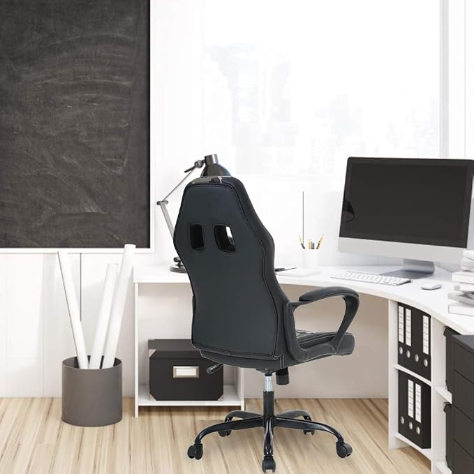 BestOffice Office Chair PC Gaming Chair Cheap Desk Chair Ergonomic PU Leather Executive Computer Chair Lumbar Support for Women, Men (Camo)