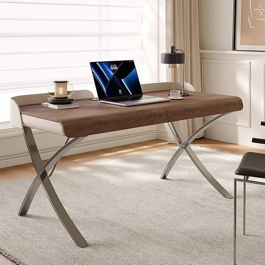 Desk Organizers Minimalist Desk Light Luxury Modern Living Room Wabi-sabi Style American Large Board Desk Home Study Desk Computer Desk Office Desk Standing Desk(160 * 60 * 74cm)