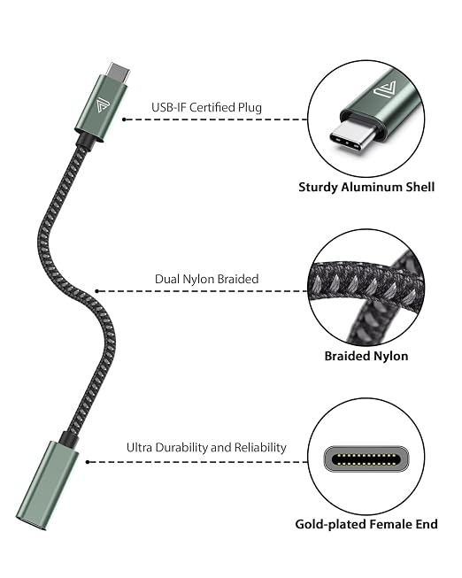 Faracent USB C Extension Cable (20Gbps/240W/3.3Ft), USB 3.2 Type C 3.1 Male to Female Extension Charging & Sync for iPhone 17 16 15 Pixel PSVR2 MacBook Air Pro/New iPad Dell XPS Surface Book