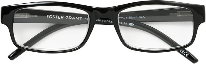 Foster Grant Men's Sloan Square Reading Glasses