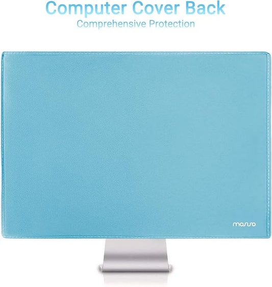 MOSISO Monitor Dust Cover 26, 27, 28, 29 inch Anti-Static Dustproof LCD/LED/HD Panel Case Computer Screen Protective Sleeve Compatible with iMac 27 inch, 26-29 inch PC, Desktop and TV, Sky Blue