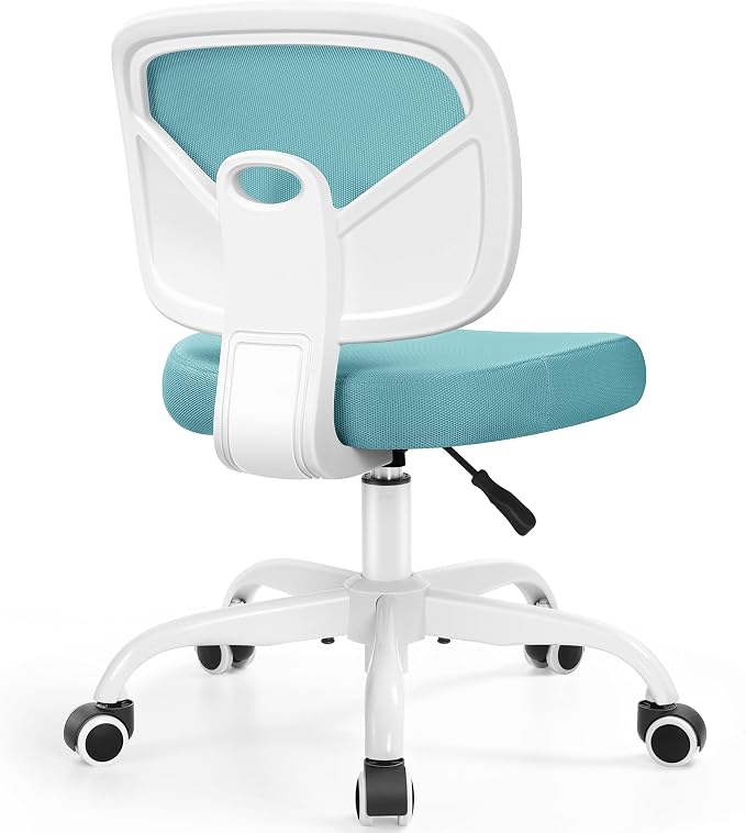 Primy Kids Desk Chair, Pink Study Chair for Boys Girls with Height Adjustable, Swivel Mesh Task Student Chairs for 4-12, Growing Teen Office Chair for Home/School/Office (Teal)