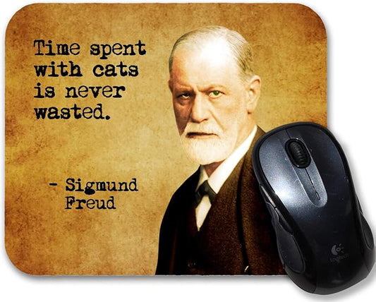Sigmund Freud Quote Mouse Pad