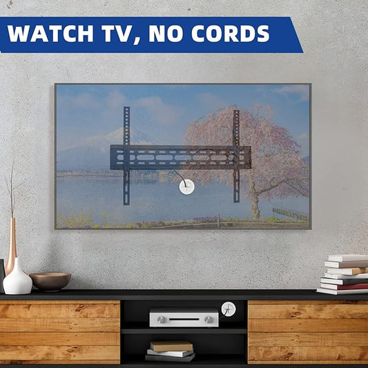 TV Wire Hider Kit for Wall Mount TV, in Wall Cable Management Kit, Includes 2 Pass Throughs and Hole Saw Drill Attachment for Easy Install(Off-White)
