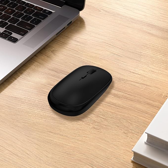 Small Wireless Mouse, Slim Mini Travel Mouse, Designed for Small Hands, Portable Computer mice with USB-A Receiver, Quiet Click, 2400 DPI, 2.4GHz Cordless Silent mice for Laptop, Chromebook, PC