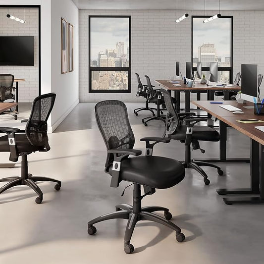 STAPLES Ergonomic Task Chair, Mesh, Black