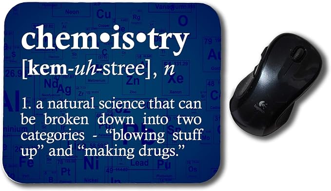 Chemistry Definition Funny Mouse Pad