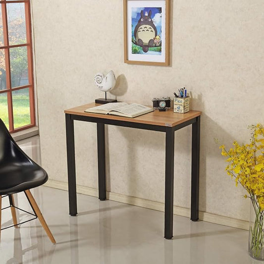 Need Small Computer Desk 31-1/2" Sturdy and Heavy Duty Writing Desk for Small Spaces and Small Desk Study Table Laptop Desk- AC3BB-80-40