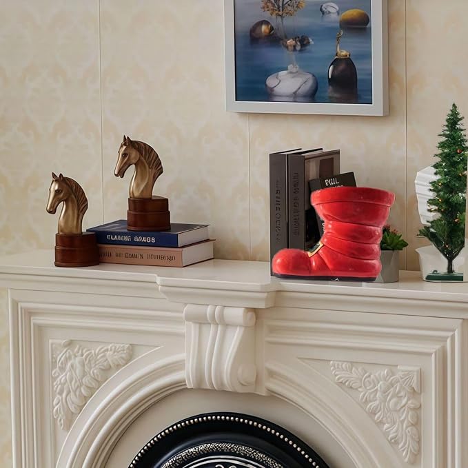 Paint Brush Holder,Ceramic Brush Organizer,Small Flower Vase (Red, Small)