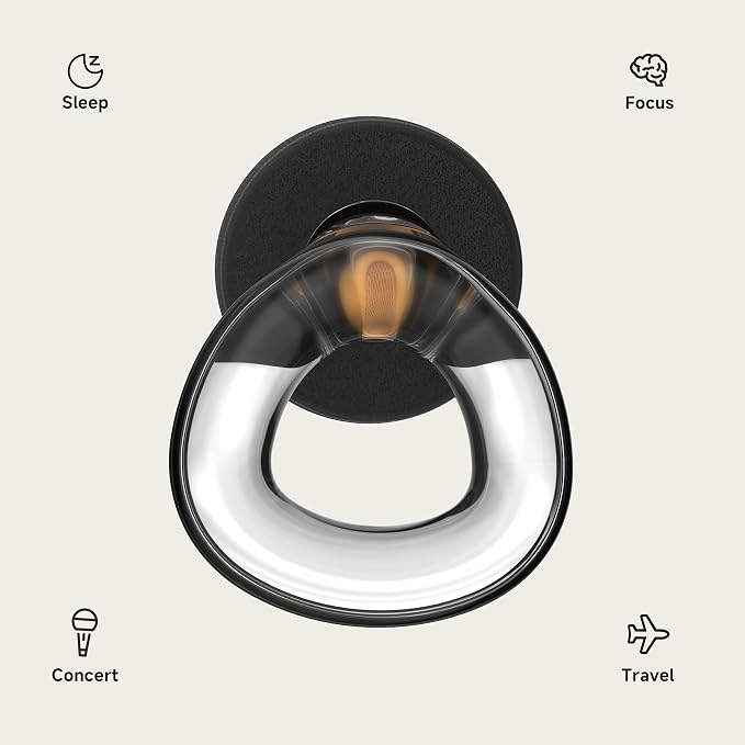 Concert Ear Plugs, ๐๐๐๐ ๐๐ฉ๐ ๐ซ๐๐๐ High Fidelity Hearing Protection for RaveใFestivalใMusiciansใTravel, Comfortable Silicone EarPlugs for ConcertsใWork,30 dB Noise Reduction Gifts for Everyone