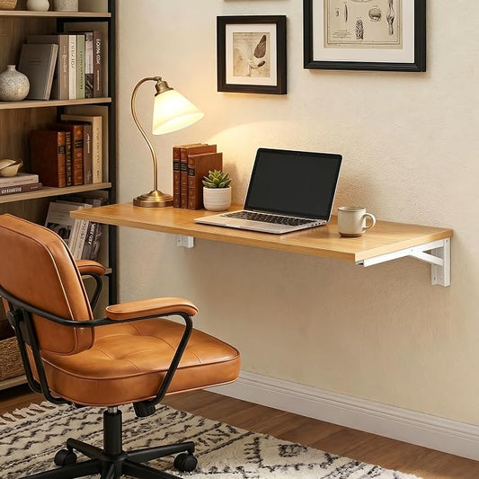 Need Fold Wall Mounted Workbench Folding Wall Table Length 47.2" Width 20" Perfect Addition to Garage & Shed/Home Office/Laundry Room/Home Bar/Kitchen & Dining Room