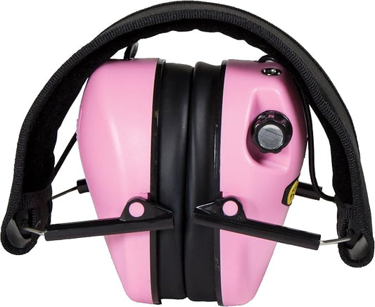 Caldwell E-MAX Electronic Hearing Protection with Low Profile, Adjustable, 23 NRR, For Range, Shooting, and Hunting