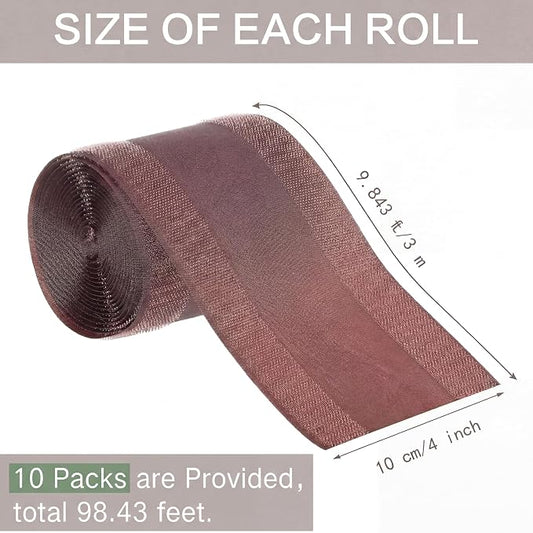 WILLBOND Carpet Cord Cover Cable Protector Floor Cover Cable Protector Management Only for Commercial Office Carpet (98.43 ft,Brown)