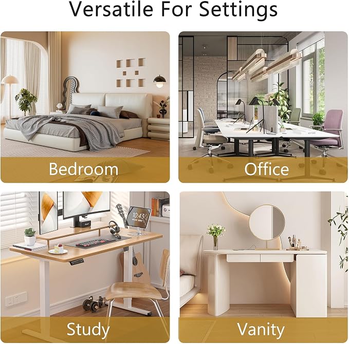 VECELO Modern PU Swivel Home Office Desk Chair with Back & Rolling Wheels, Adjustable Seat Height for Girls Women Bed Room Vanity Makeup/Task/Computer Work, White