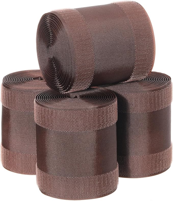 WILLBOND Carpet Cord Cover Cable Protector Floor Cover Cable Protector Management Only for Commercial Office Carpet(39.37 ft,Brown)