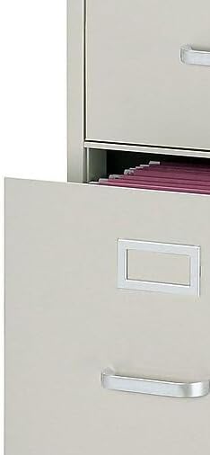 STAPLES 470384 4 Drawer Vertical File Cabinet Metal Lt Grey LTR 26.5-Inch D