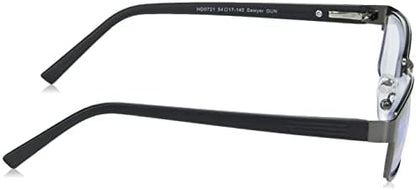 Foster Grant mens Sawyer Multifocus Reading Glasses Rectangular Reading Glasses