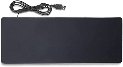 sungwoo Foldable Silicone Keyboard USB Wired Waterproof Rollup Keyboard for PC Notebook Laptop (All Black)