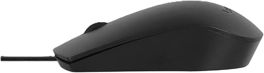 Lenovo USB-C Wired Mouse, Full Size, Ambidextrous Design, Black, Ergonomic Shape, Precision Sensor, Plug-and-Play for Right and Left-Handed Users, Durable Performance Gaming PC
