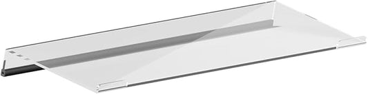 Suptek 16.9"x5.7" Clear Acrylic Tilted Computer Keyboard Stand for Easy Ergonomic Typing, Keyboard Tray Holder Silicone Anti-Slip Case for Office Desk, Home, School, A001