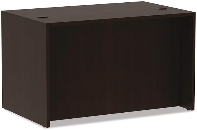 Alera Alera Valencia Series Straight Front Desk Shell, 47.25" X 29.5" X 29.63", Espresso