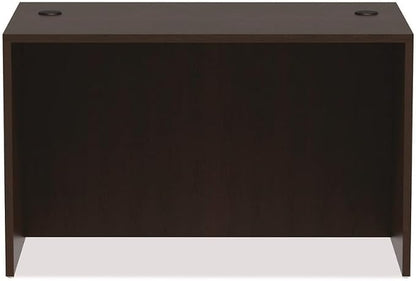 Alera Alera Valencia Series Straight Front Desk Shell, 47.25" X 29.5" X 29.63", Espresso