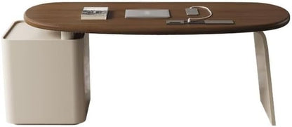 JITUIHOM Office Desk Modern Minimalist Study Desk for Home Office Use, Corporate Workstation, Bedroom Furniture, Suitable for, Work and Leisure(160 * 65 * 75cm)