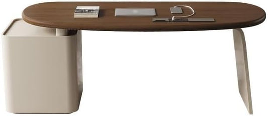 JITUIHOM Office Desk Modern Minimalist Study Desk for Home Office Use, Corporate Workstation, Bedroom Furniture, Suitable for, Work and Leisure(160 * 65 * 75cm)
