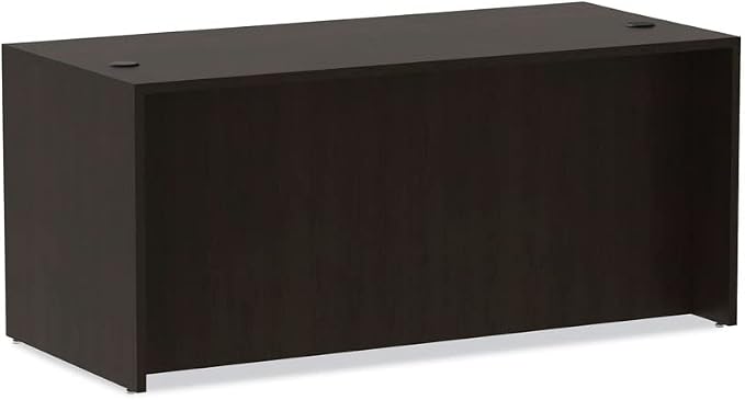 Alera Alera Valencia Series Straight Front Desk Shell, 65" X 29.5" X 29.63", Espresso