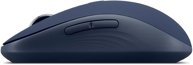 Lenovo Yoga Bluetooth Silent Mouse, 3 Level DPI Adjustment, 36 Month Battery Life, Bluetooth 5.3, 3 Device Paring, Whisper Quiet, Programmable Buttons, Smooth Finish, Cosmic Blue