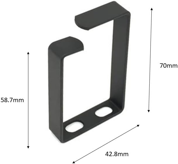 Metal Master - 10 Pack Metallic Cable Manager Ring Network Rack Cable Management Ring Cable Management Hook for Network Patch Cables, Fiber Optic, Power Cords - Made in Taiwan