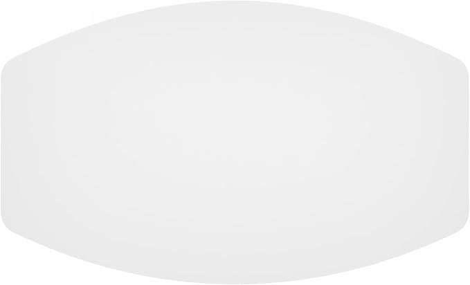 Furinno Simple Design Coffee Table, 2-Tier Modern Center Table with Lower Shelf, Round Corner Side Table, for Living Room, Bedroom, Home Office, White