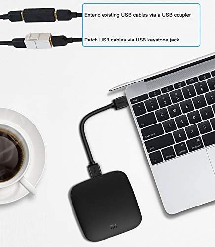 DTECH 3 ft USB 3.0 Type A to A Cable Male to Male High Speed Data Cord in Black