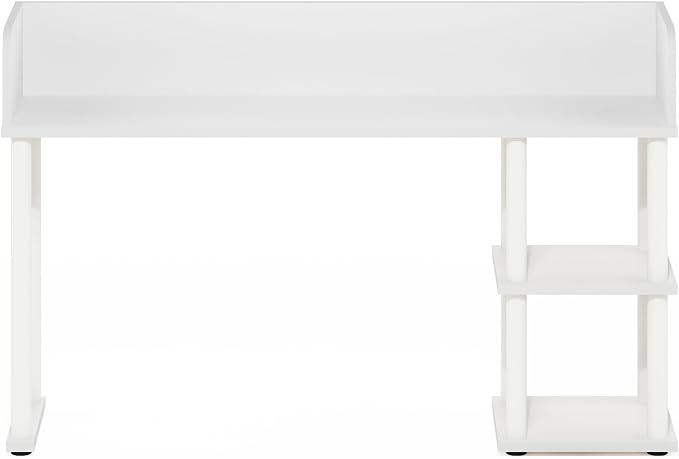 Furinno Classic Desk Shelf, 3-Shelf Desktop Hutch, Book Shelf, 3-Tier Desk Organzier, for Office Supplies, Office Desk Accessories, for Home Office, College, Dorm, White