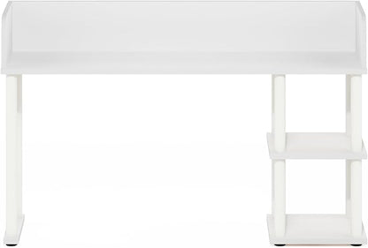 Furinno Classic Desk Shelf, 3-Shelf Desktop Hutch, Book Shelf, 3-Tier Desk Organzier, for Office Supplies, Office Desk Accessories, for Home Office, College, Dorm, White