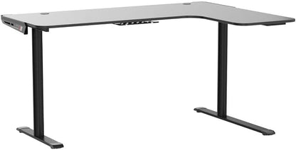 EUREKA ERGONOMIC L Shaped Gaming Desk, 60 Inch L60 Home Office Corner PC Computer Gamer Table Large Writing Workstation Gifts w Mouse Pad Cable Management, Space Saving, Easy to Assemble, Right Black