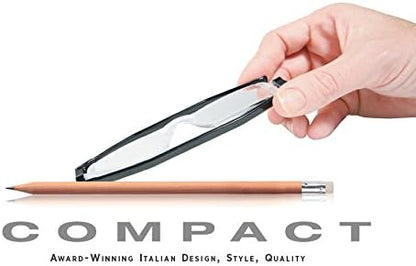 Nannini Compact One Optics 1.0 Temples Reading Glass (Crystal)