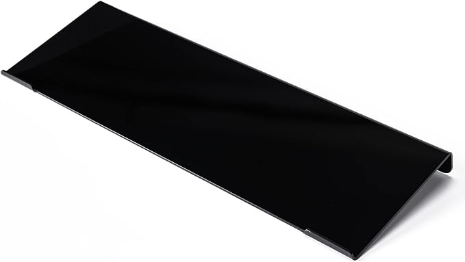 BOOMIBOO Black Acrylic Tilted Computer Keyboard Holder for Ergonomic Typing, Keyboard Stand with Silicone Anti-Slip Strip, 17 x 5.7 Inch Keyboard Tray for Office Desk, Home, School | Keyboard Stand with Silicone Anti-Slip Strip, 17 x 5.7 Inch Keyboard ...