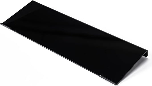 BOOMIBOO Black Acrylic Tilted Computer Keyboard Holder for Ergonomic Typing, Keyboard Stand with Silicone Anti-Slip Strip, 17 x 5.7 Inch Keyboard Tray for Office Desk, Home, School | Keyboard Stand with Silicone Anti-Slip Strip, 17 x 5.7 Inch Keyboard ...