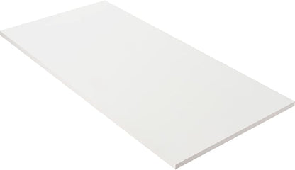 Kaboon 60x28 inches Tabletop, Solid One-Piece Desktop for Sit Stand Desk, Double Desks, L Desk DIY,Wood Countertop Home or Commercial Use,1 inch Thick, White, 27.56" D x 59.1" W