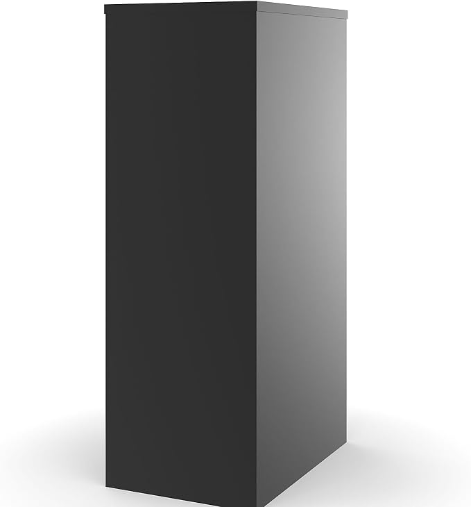 STAPLES Commercial 4 File Drawer Vertical File Cabinet, Locking, Black, Legal, 26.5" D