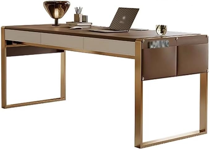 JITUIHOM Office Desk Minimalist Desk, Light Luxury, Modern Home Study, Writing, Computer, Company Boss Office(120 * 60 * 75cm)