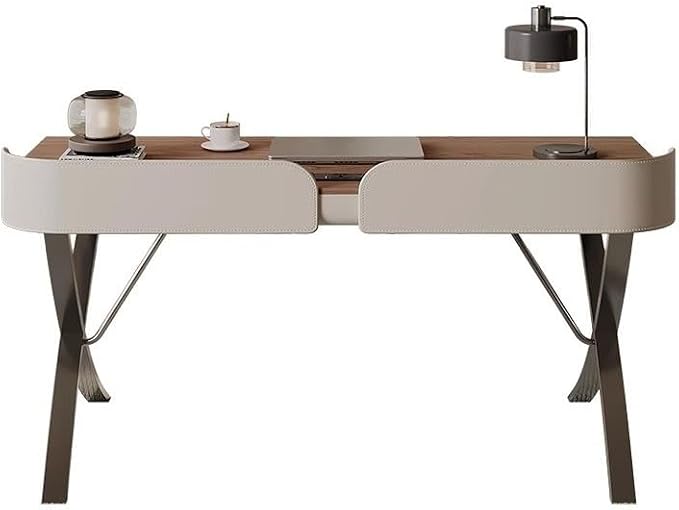 Desk Organizers Minimalist Desk Light Luxury Modern Living Room Wabi-sabi Style American Large Board Desk Home Study Desk Computer Desk Office Desk Standing Desk(120 * 60 * 74cm)