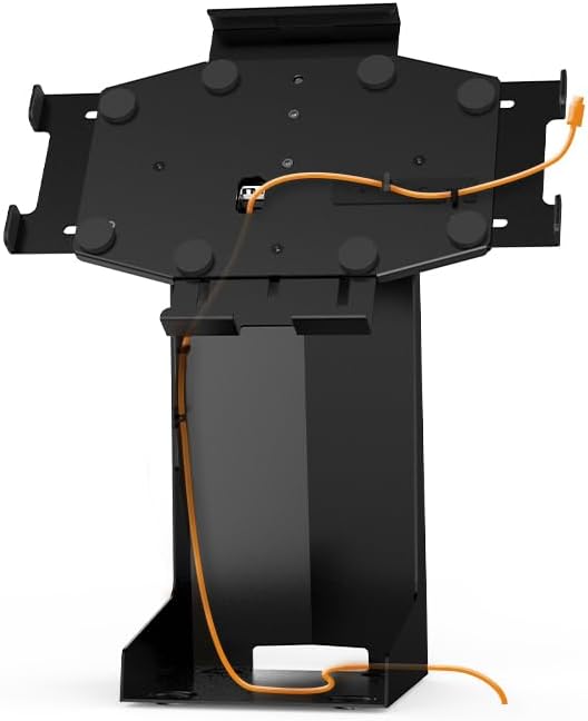 Tablet POS Stand with Printer Space All Metal Compatible with iPad 9.7-12.9 Inch Key Lock Universal Compatibility Anti Theft BSP101B